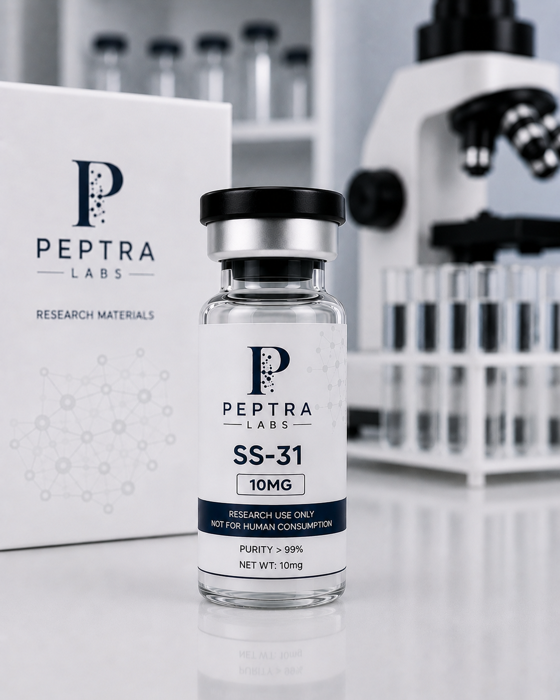 Peptra Labs ss-31 10mg research vial