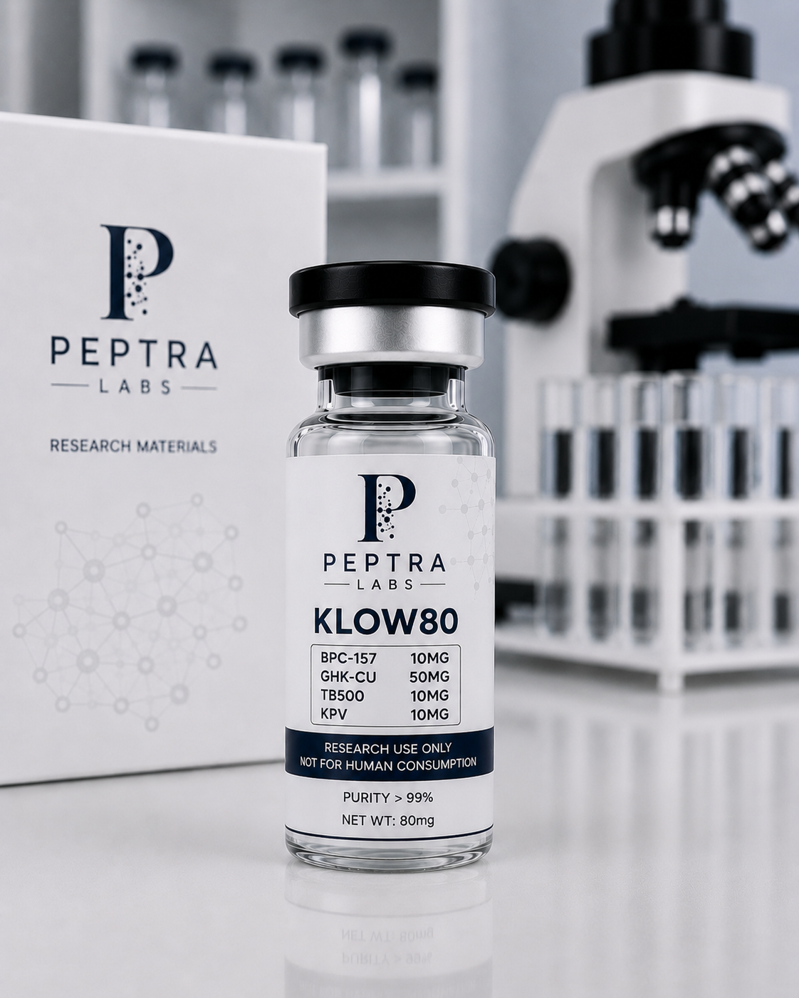 peptra labs KLOW80 research blend